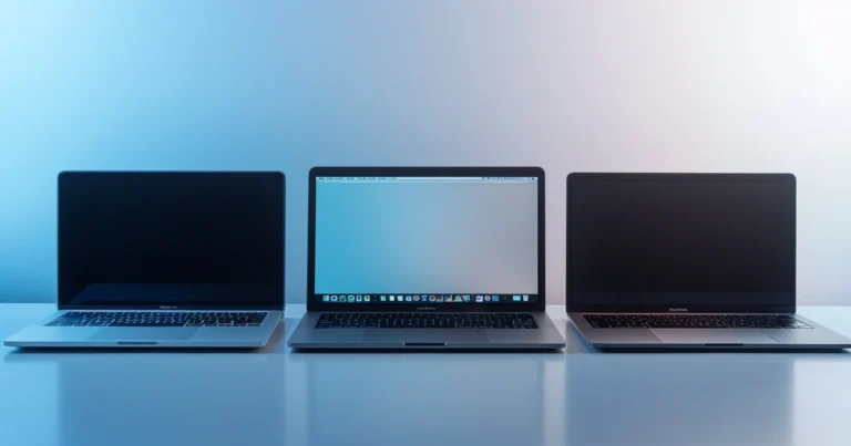 Dell, HP, and Lenovo laptops compared side by side showing build quality and design differences